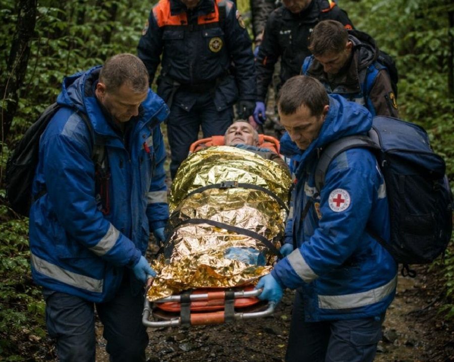 Грибник в Приморье больше суток провёл в лесу под дождём с травмой