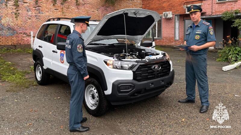 Испытательная пожарная лаборатория по Приморскому краю получила новый автомобиль