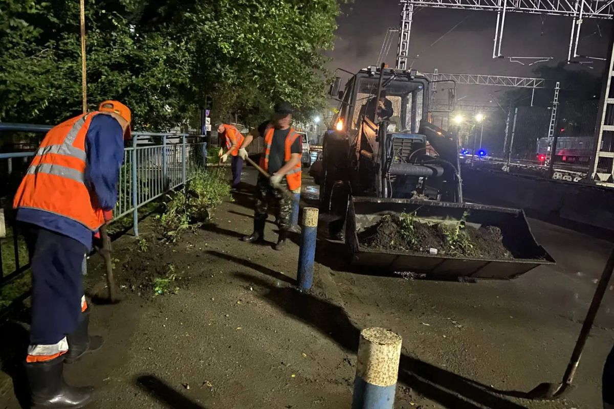 Во Владивостоке продолжается непогода