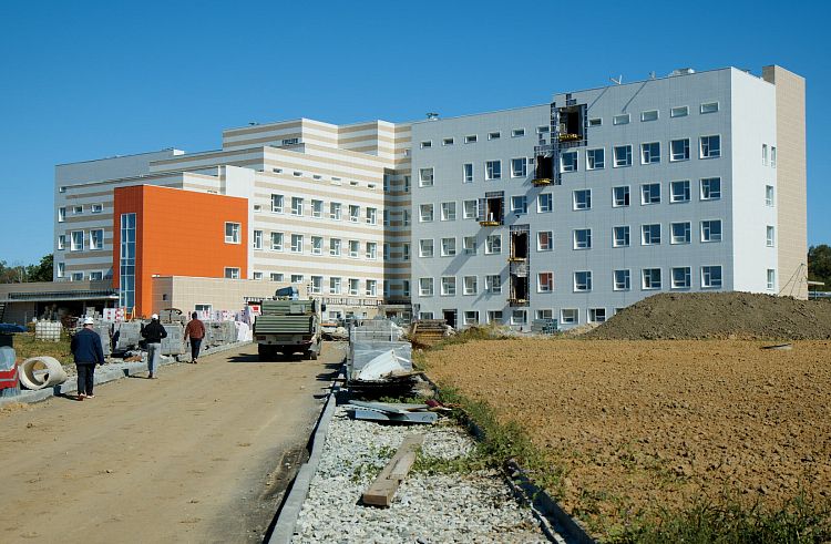 Новый больничный комплекс в Надеждинском округе готов на 80% — DEITA.ru