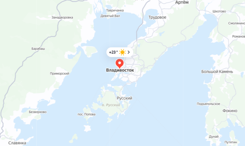 Погода во Владивостоке 4 сентября 2026: дожди уходят, ветер севера и до +24 днём
