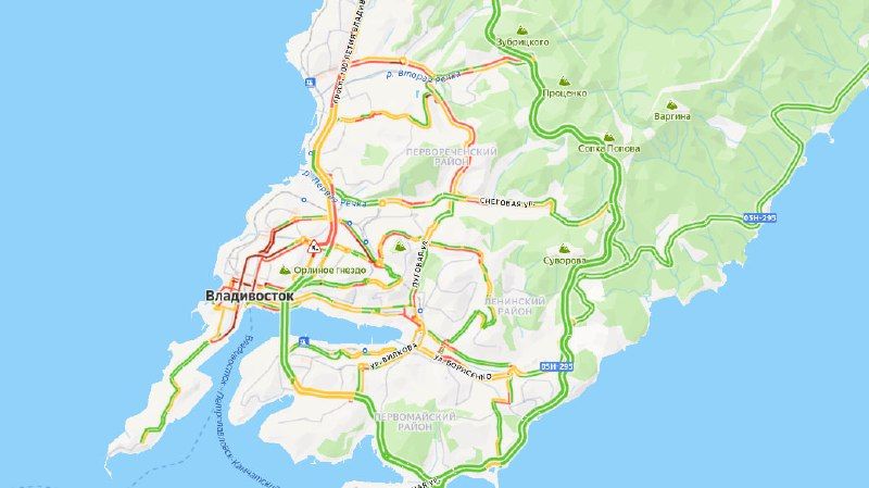 Во Владивостоке мелкий дождь и снова 9-балльные пробки — Новости VL.ru | Владивосток