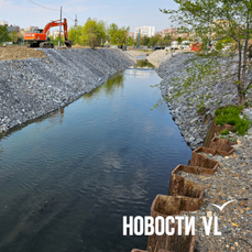 Более 800 метров русла Второй речки расчистили от донных отложений и наносов
