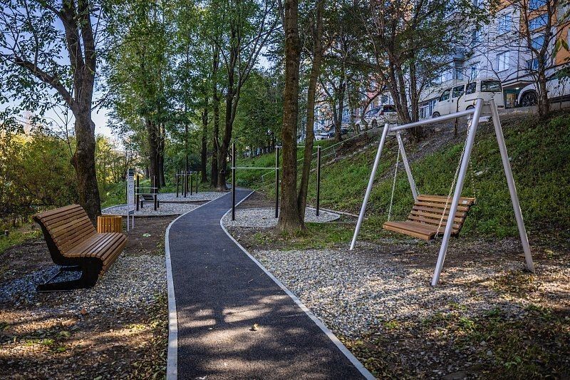 Дороги, площадки и зоны отдыха обновили во дворах Владивостока — PrimaMedia.Приморье