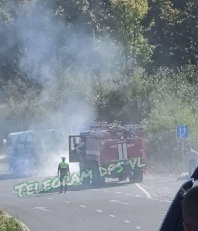 На Русском острове загорелась машина, похожая на бензовоз — ВОСТОК-МЕДИА | Владивосток и ДФО
