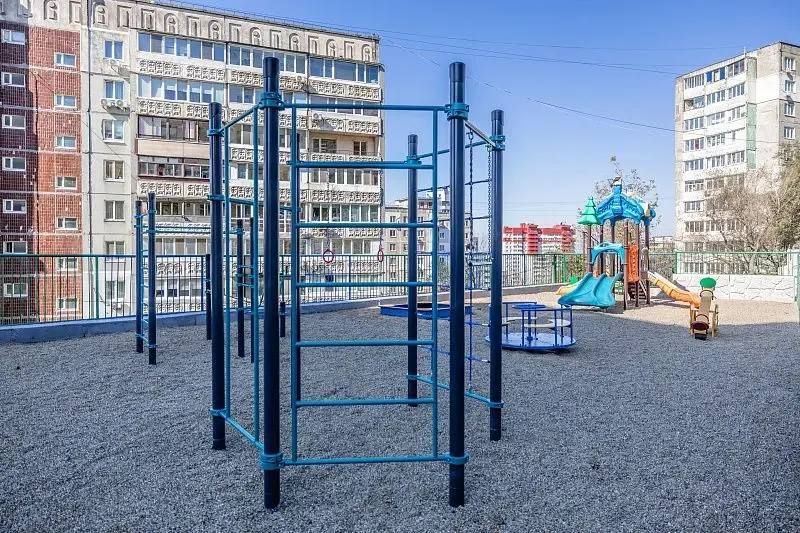 «Спорт в каждый двор». ТОС «Аллилиуева, 2а» реализовал проект благоустройства. — Администрация Владивостока