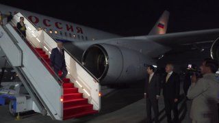 На кадрах – моменты прибытия Министра внутренних дел Российской Федерации генерала полиции Российской Федерации