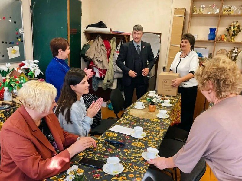 Клуб "Активное долголетие" в Славянке получил новое оборудование