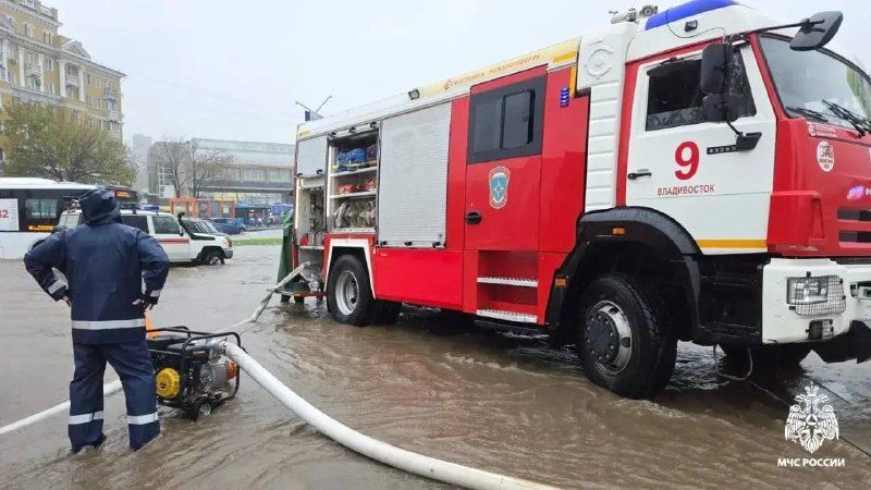МЧС подключилось к откачке воды после сильного ливня во Владивостоке — ВОСТОК-МЕДИА | Владивосток и ДФО