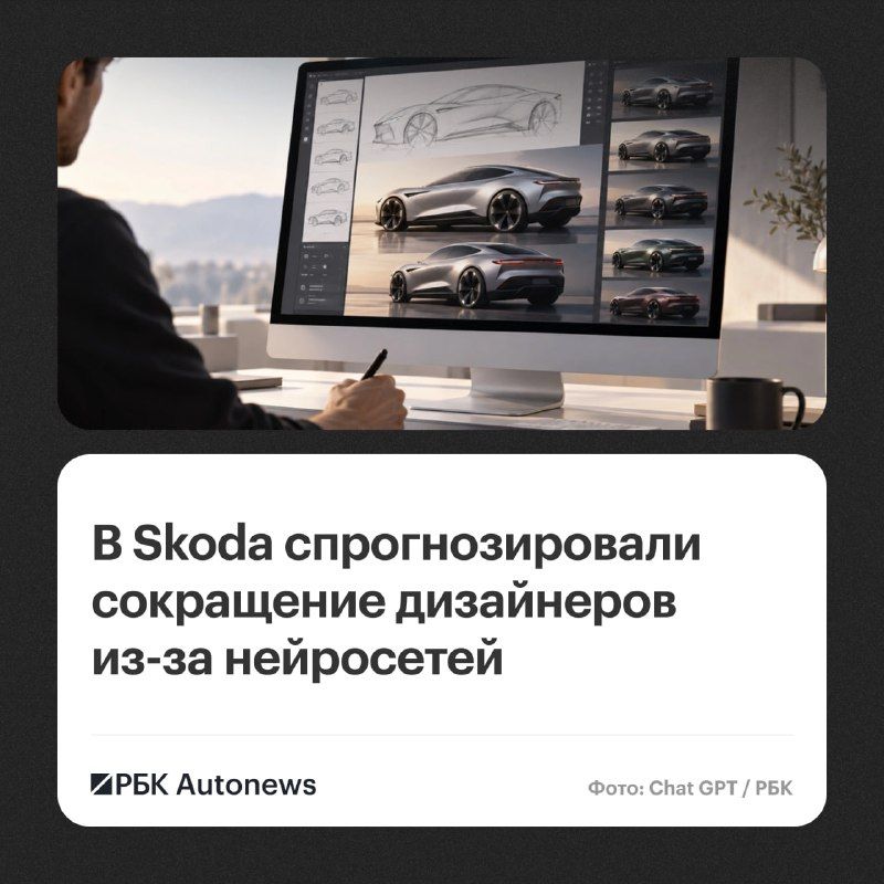 В будущем автомобильной промышленности может потребоваться меньше дизайнеров из-за развития искусственного интеллекта.
