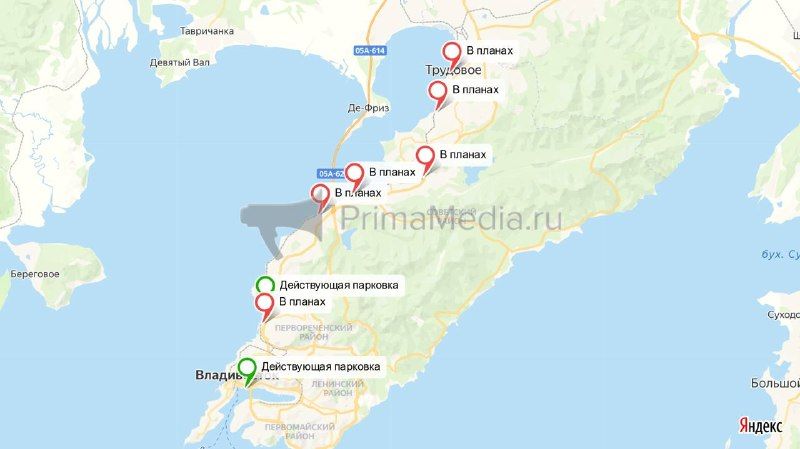 Еще шесть перехватывающих парковок появятся во Владивостоке — PrimaMedia.Приморье