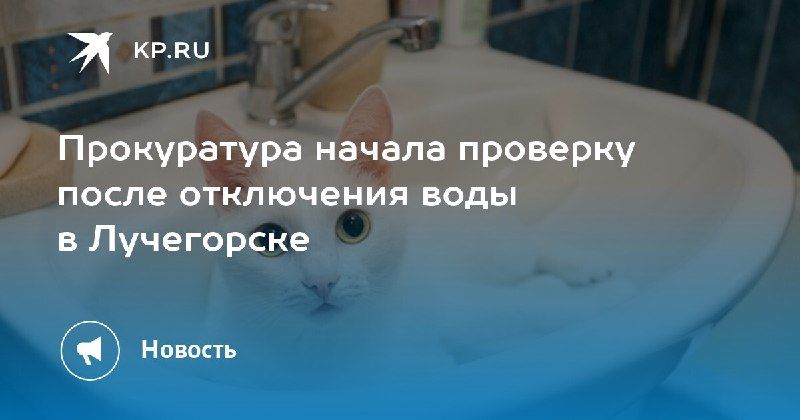 Авария в Лучегорске: Прокуратура проверяет отключение воды — КП - Владивосток