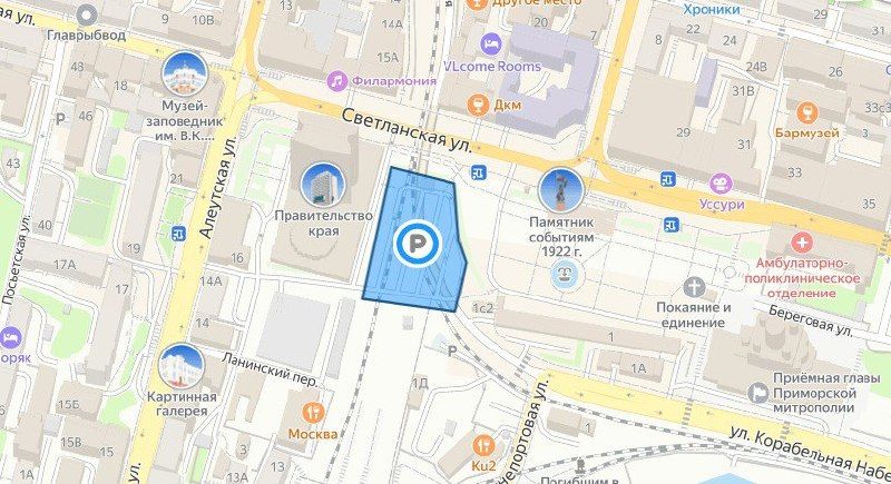 Парковка «Цифрового Приморья» около здания правительства края в центре Владивостока временно стала бесплатной — Новости VL.ru | Владивосток