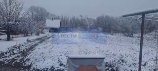 В Приморье выпал снег!