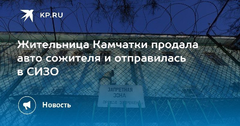 На Камчатке женщина продала машину сожителя и оказалась в СИЗО — КП - Владивосток