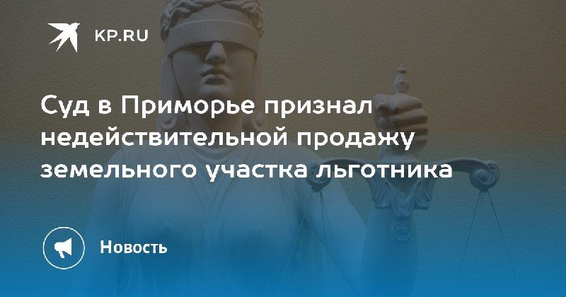В Приморье суд вернул земельный участок, который незаконно забрали у человека с инвалидностью