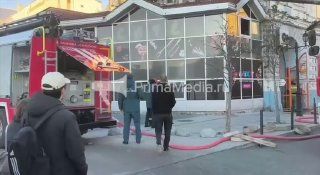 Кадры с пожара на Адмирала Фокина во Владивостоке Как сообщает корр.