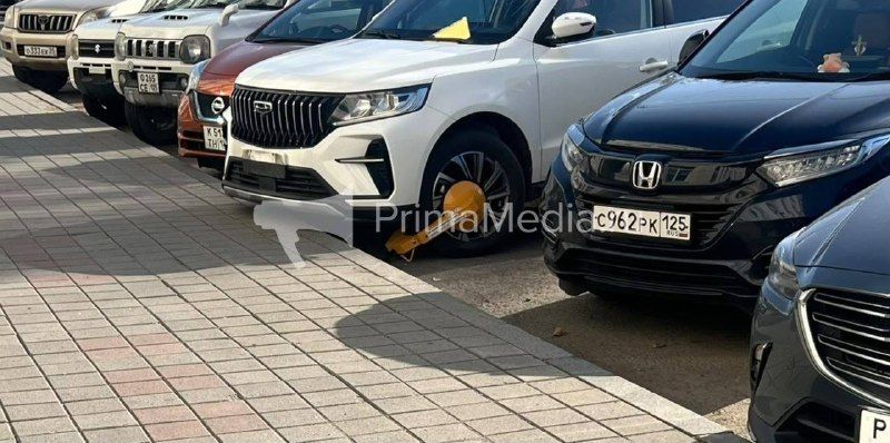 Безномерные авто на улице Светланской во Владивостоке массово попали на штрафы